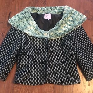 Navy and green jacket